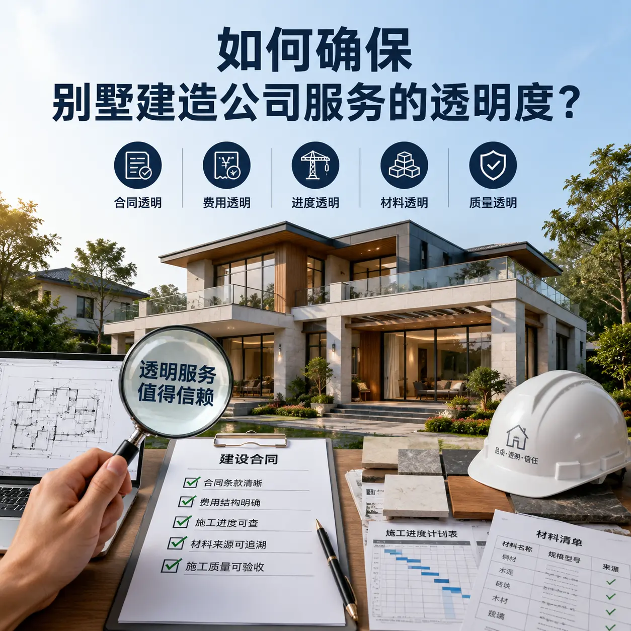 在 石阡 如何确保别墅建造公司服务的透明度？
