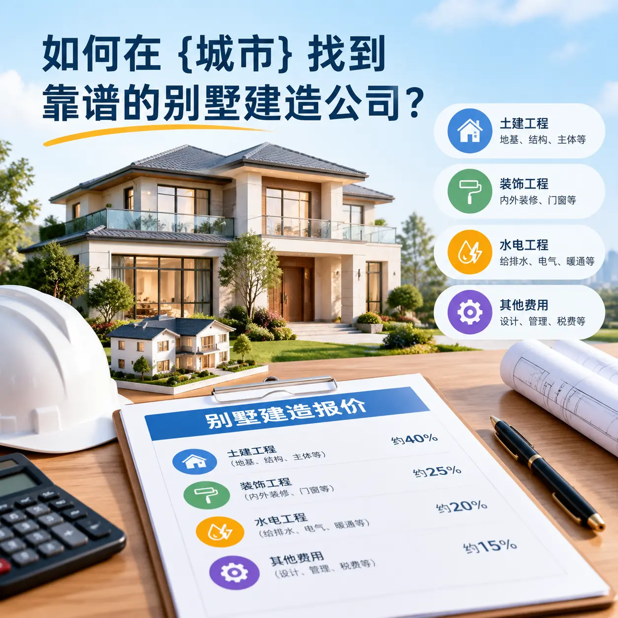 如何在 石阡 找到靠谱的别墅建造公司?