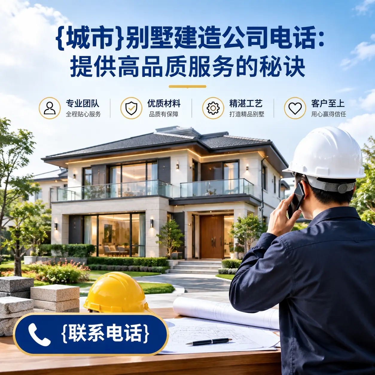 石阡别墅建造公司电话：提供高品质服务的秘诀