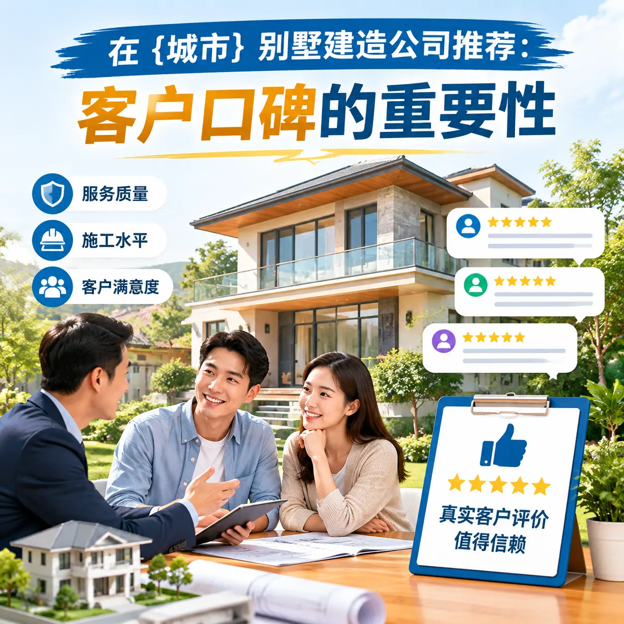 在 石阡 别墅建造公司推荐：客户口碑的重要性