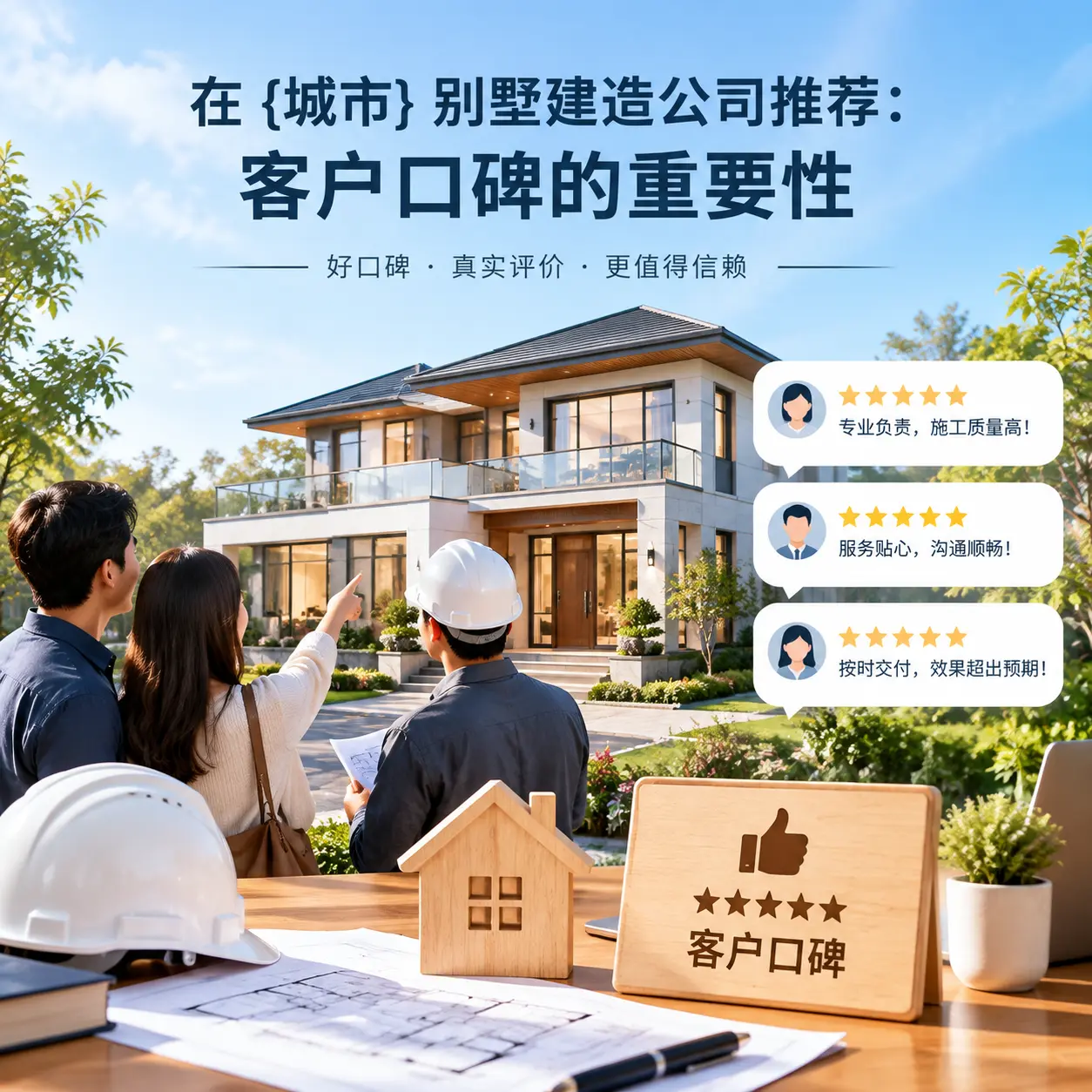在 石阡 别墅建造公司推荐:客户口碑的重要性