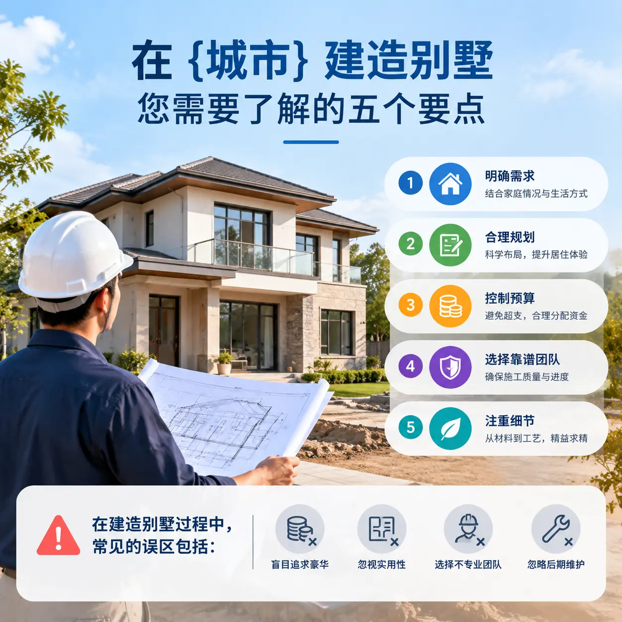 在 石阡 建造别墅，您需要了解的五个要点