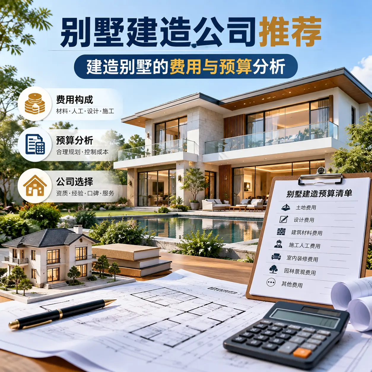 别墅建造公司推荐： 石阡 建造别墅的费用与预算分析
