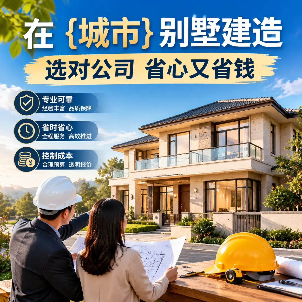 在 石阡 别墅建造,选对公司省心又省钱