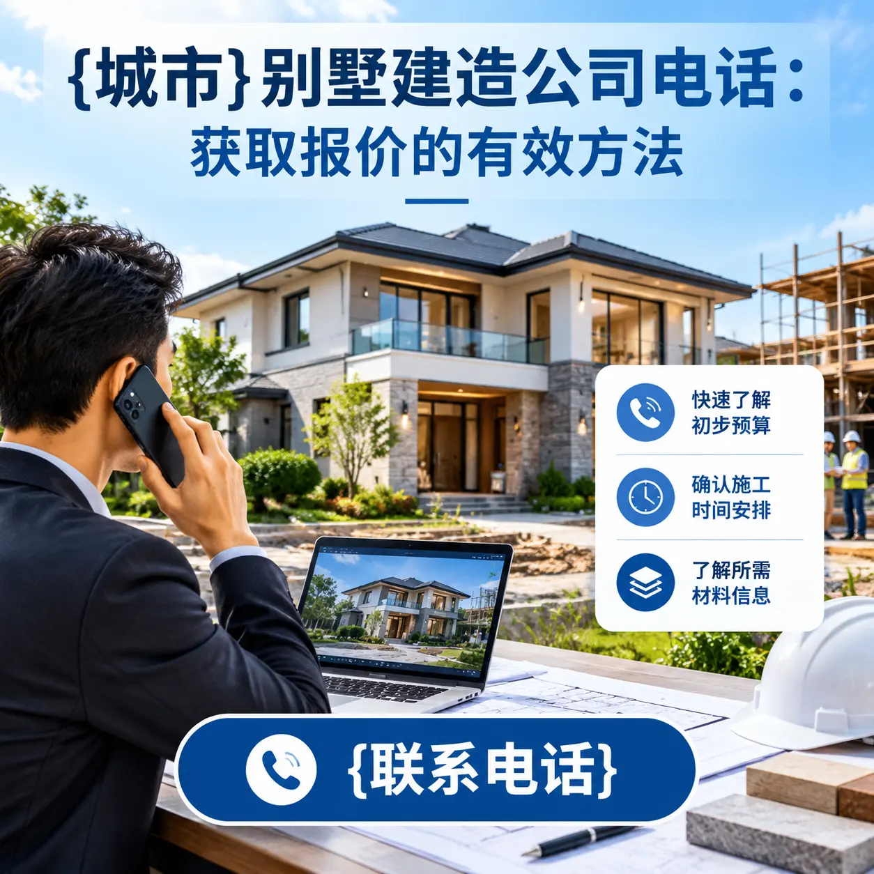 石阡别墅建造公司电话：获取报价的有效方法