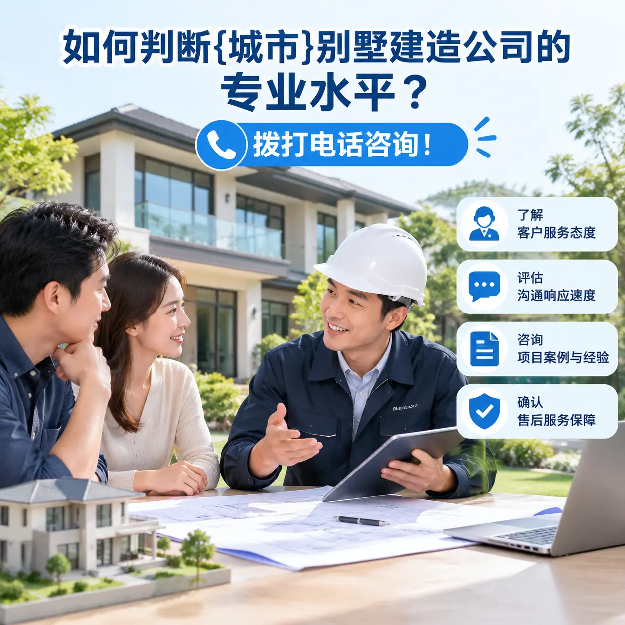 如何判断石阡别墅建造公司的专业水平？拨打电话咨询！